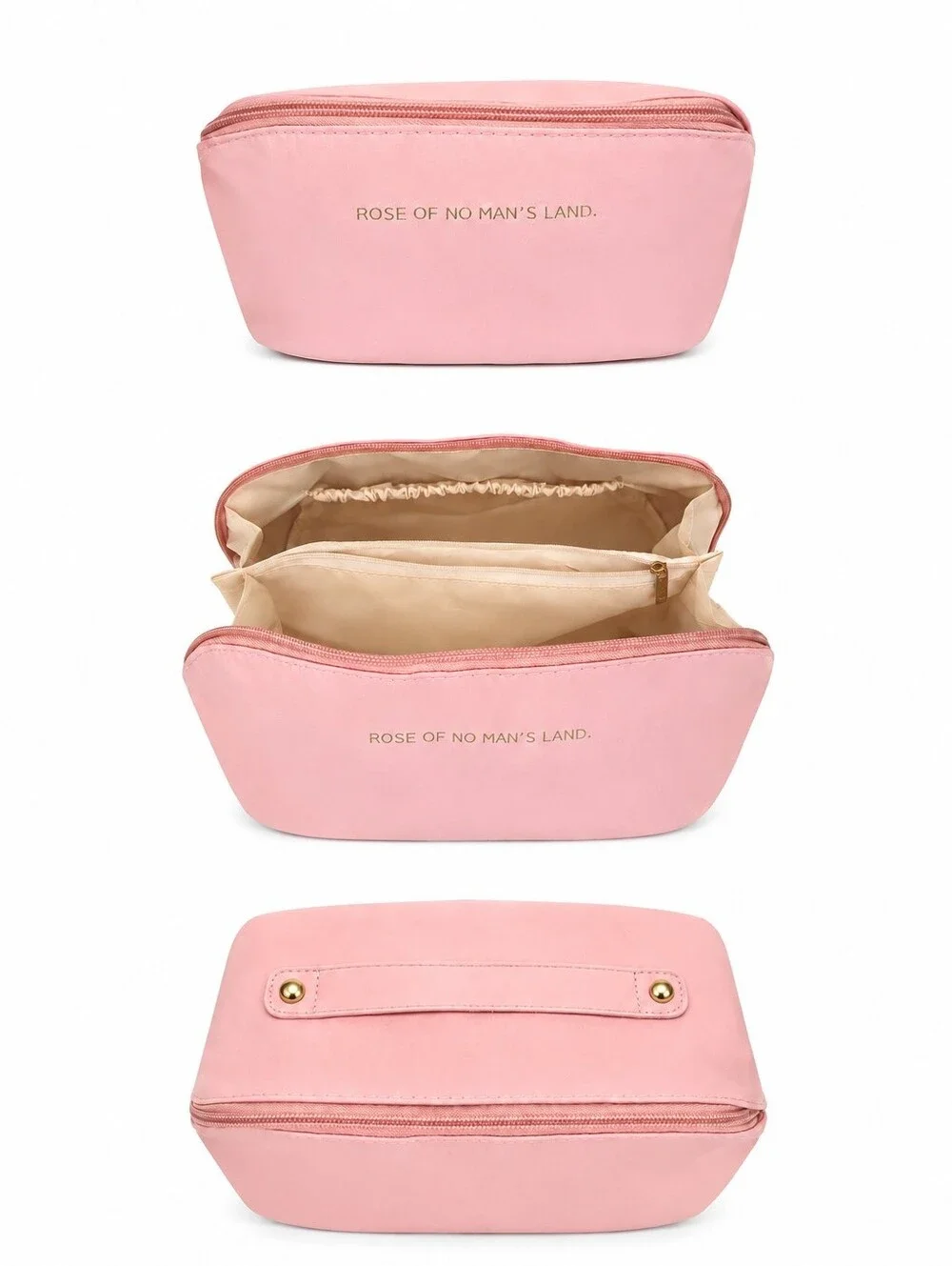Rose of No Mans Land Pink Travel Cosmetic Bag